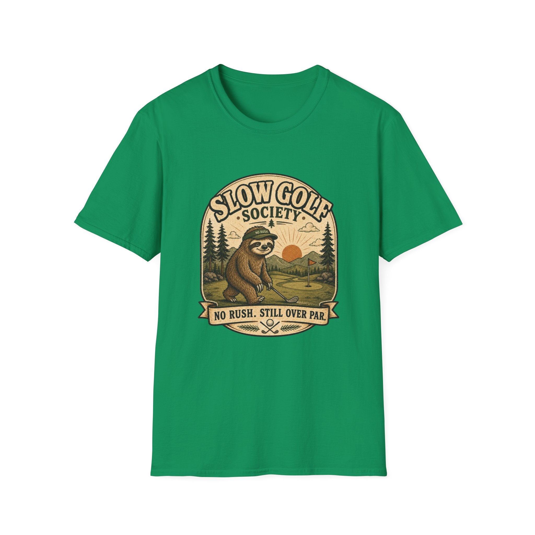 Sloth Slow Golf Society T-Shirt