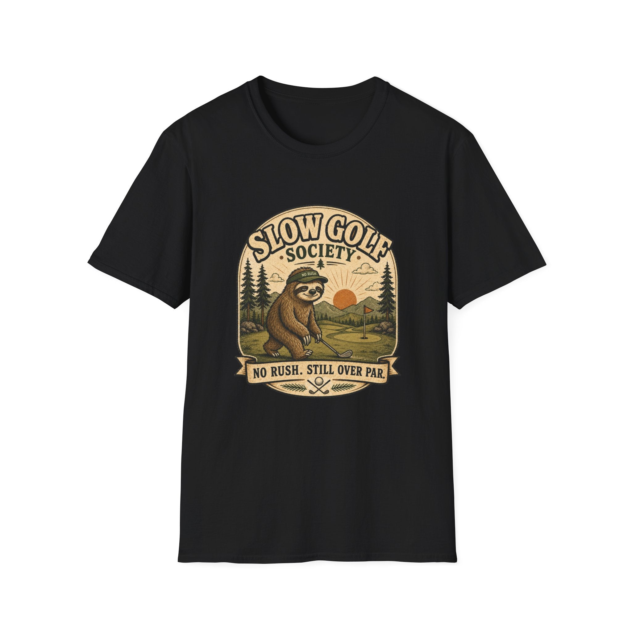 Sloth Slow Golf Society T-Shirt