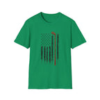 USA Flag Golf T-Shirt