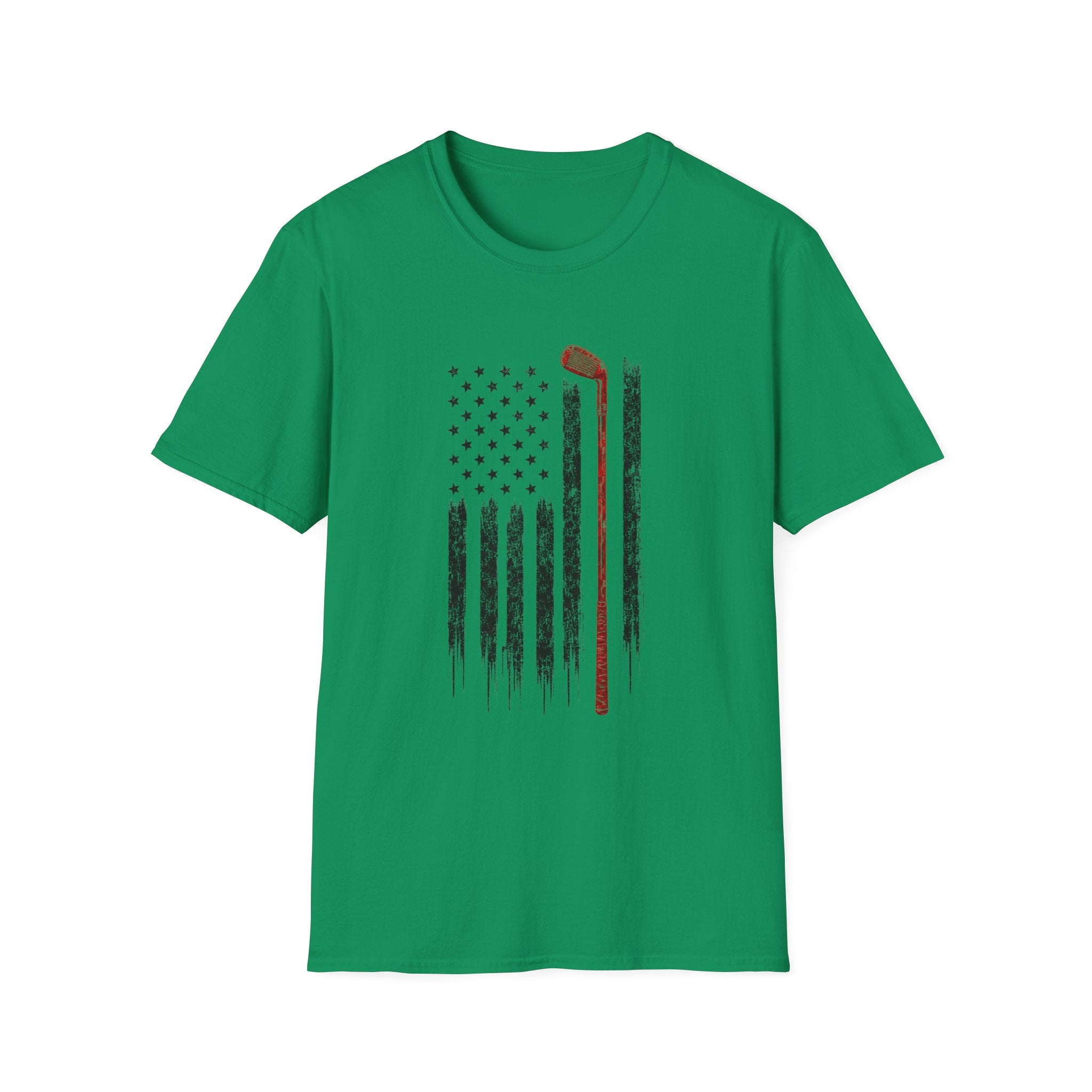 USA Flag Golf T-Shirt