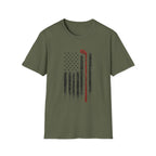 USA Flag Golf T-Shirt