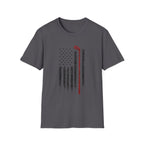 USA Flag Golf T-Shirt
