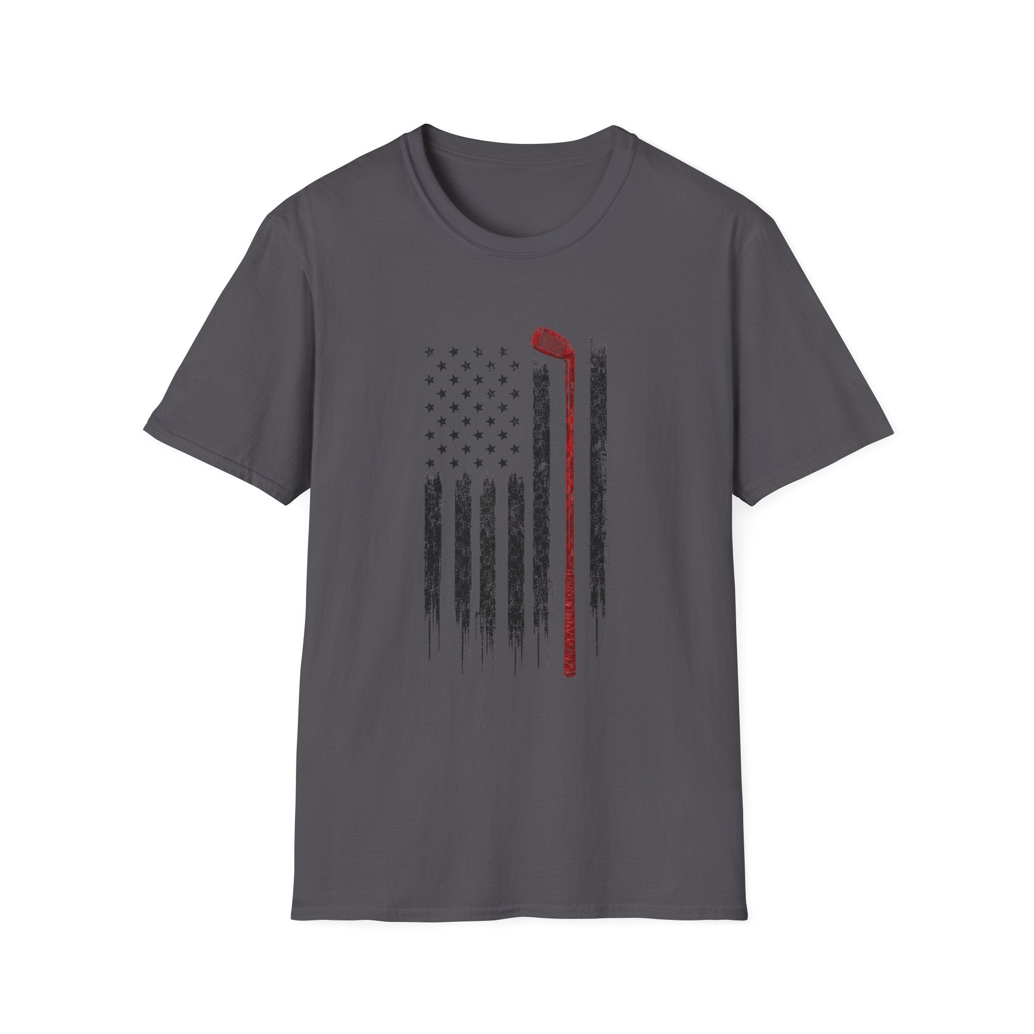 USA Flag Golf T-Shirt