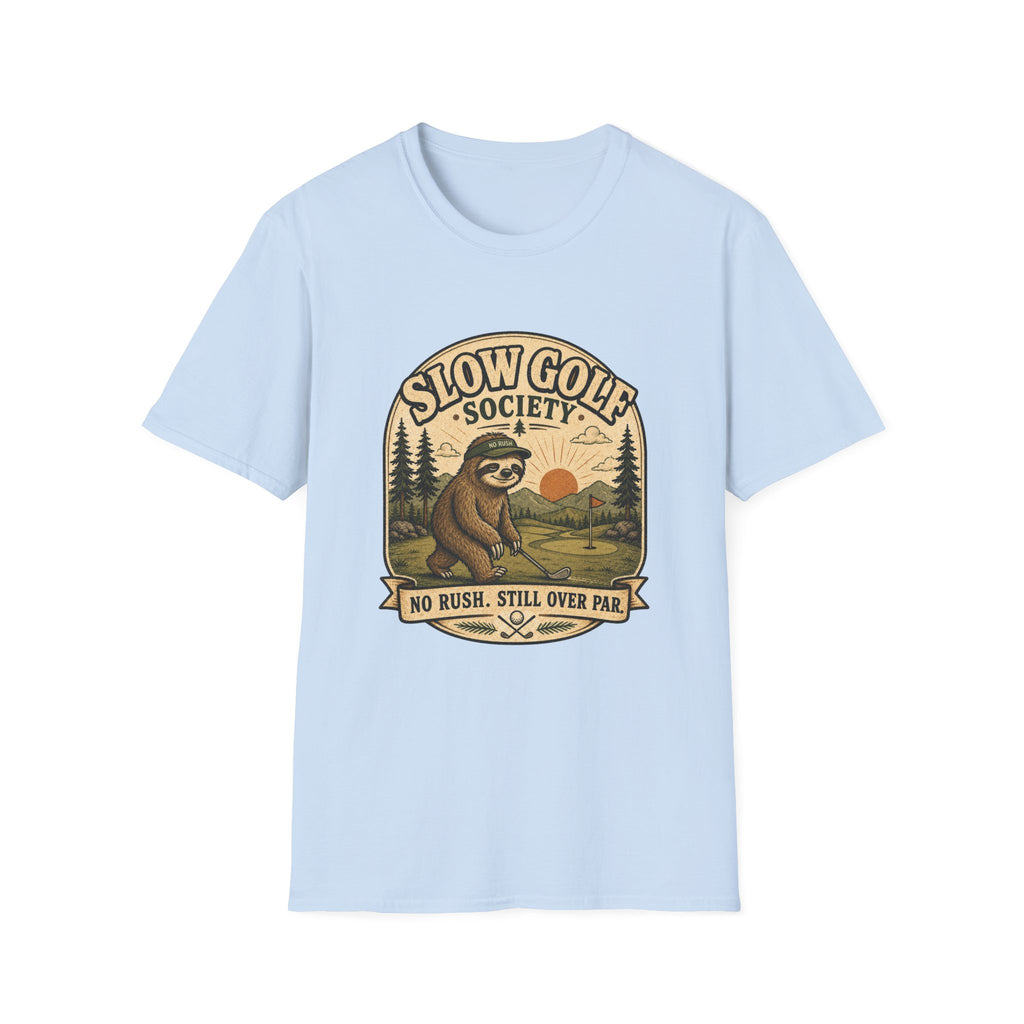 Sloth Slow Golf Society T-Shirt