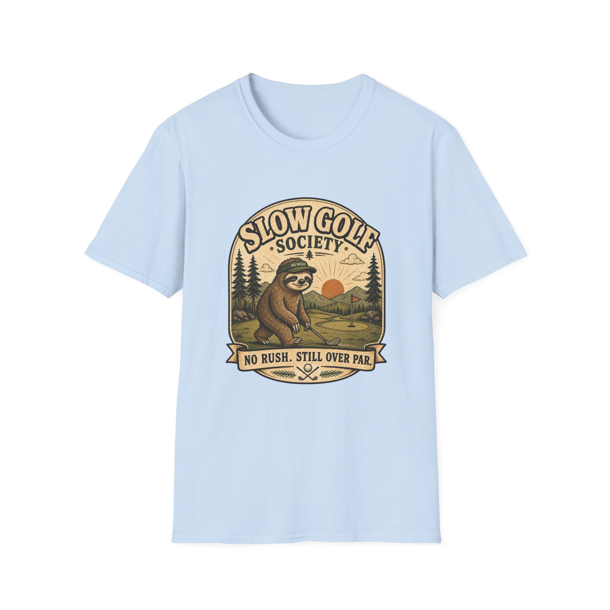 Sloth Slow Golf Society T-Shirt