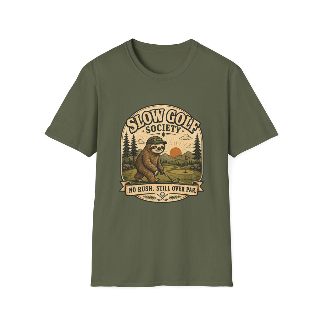 Sloth Slow Golf Society T-Shirt